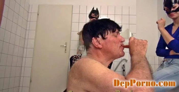 Scat Cats - The Worthless Toilet Pig P4 [SD]  2018 (Scat Cats, Domi, Kimi, Lucy, Hanna) Femdom, Humiliation