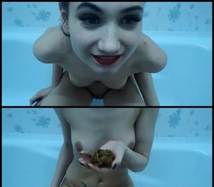 Russian girl shit play in bath [SD]  2018 (Actress: Dirty cam girls)
