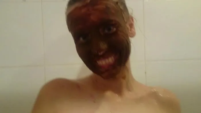Bathing in shit water. Part 2 [FullHD 1080p]  2018 (Brown Wife) Shitting, Anal Scat