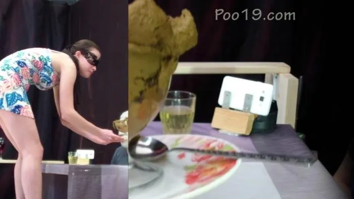 2 girls at the same time fed me with their shit [FullHD 1080p]  2018 (Smelly Milana) Femdom, Shitting