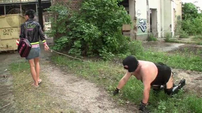 Outdoor Femdom_1015 [HD 720p]  2018 (LeatherDyke) Scat Porn, Humiliation
