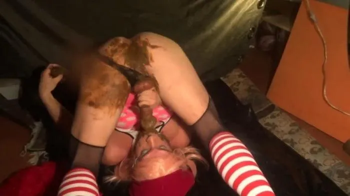 SELFSUCK OWN FACE SHITTING SLUT [FullHD 1080p]  2018 (Dirty Trailer) Scatting, Blowjob