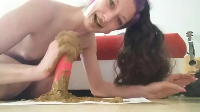 Creamy shit on a stick [FullHD 1080p]  2018 (KV-TEEN) Masturbation, Teen