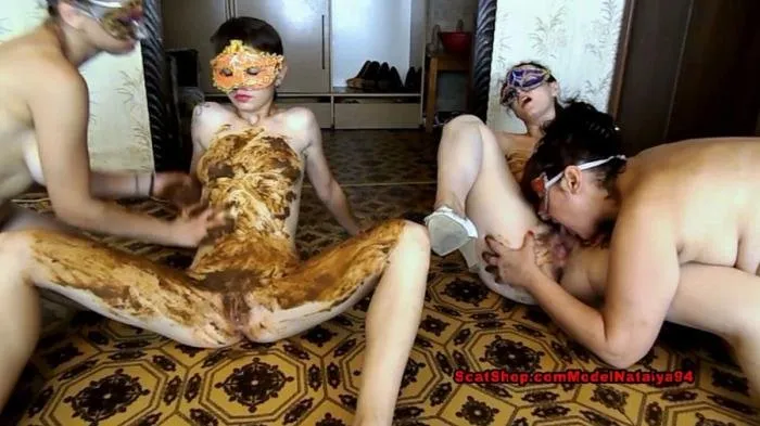 Dirty lesbian show from three girls [FullHD 1080p]  2018 (ModelNatalya94) Poop, Defecation