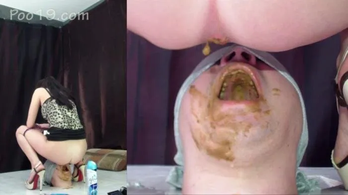 Rapid swallowing of female shit without chewing [HD 720p]  2018 (Actress: MilanaSmelly)