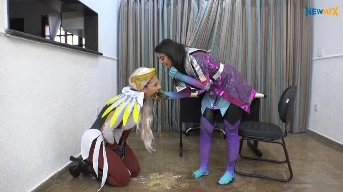 Sombra punishes Mercy! [UltraHD 4K]  2019 (Actress: Overwatch special)