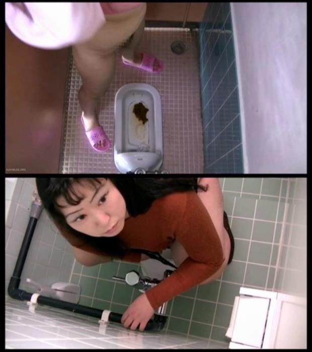 Panicky and shameful toilet defecation. [HD 720p]  2019 (Genre: スカトロ, Scatting, Accident)