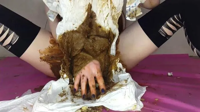 Let’s Ruin my Diaper Part 2 [FullHD 1080p]  2019 (Anna Coprofield) Scatology, Lesbians