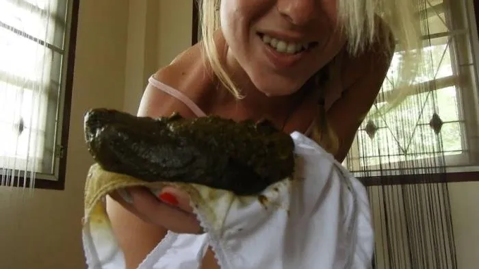 Big Load Filling My White Panty, Smear, JOI [FullHD 1080p]  2019 (MissAnja) Farting, Panty