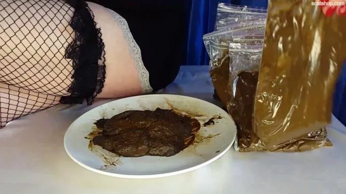 Delicious Dish for My Gourmet [FullHD 1080p]  2019 (Anna Coprofield) Farting, Defecation