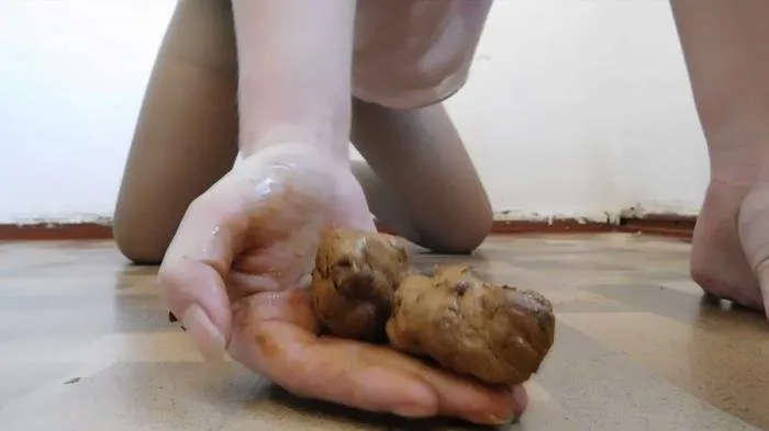 Poop from ass - smear your hair with shit [FullHD 1080p]  2021 (miss_Di) Solo, Poop