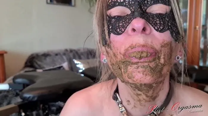 Pooping, scat smearing, swallowing and dildo [FullHD 1080p]  2021 (SlutOrgasma) Poop, Milf