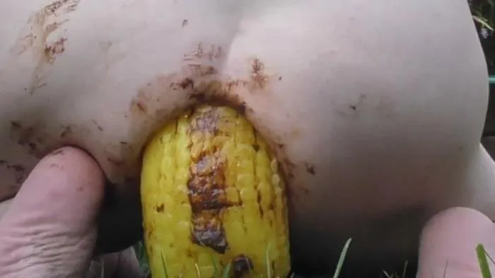 Shitty Corn Dildo [FullHD 1080p]  2021 (Dirtygardengirl) Masturbation, Toys