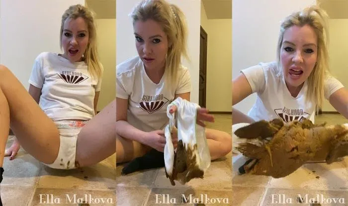 Girl Next Door P00 in White Panties [UltraHD 2K]  2022 (Ella Malova) Scat, Panty