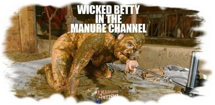 Wicked Betty in the manure channel [HD 720p]  2022 (Betty) Scat, Cowshed