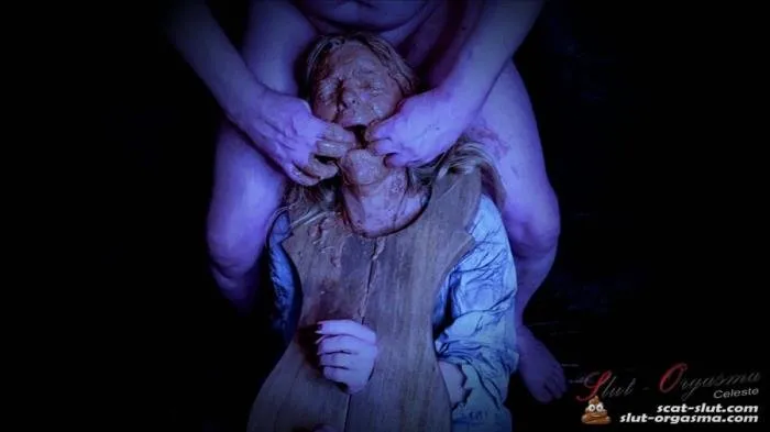 Scat Slut Celeste medieval slave shit training [FullHD 1080p]  2023 (SlutOrgasma) Face Sitting