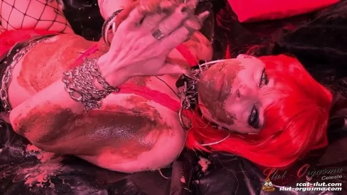Party whore is playing with her shit - Dirty whore extreme shit throating and puking [FullHD 1080p]  2023 (Shit play at a party) Eat, Blowjob