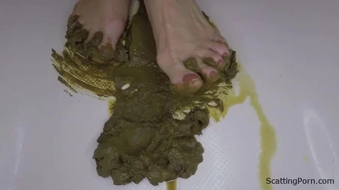 Close Up Thick Turd Foot Smashing Porn [FullHD 1080p]  2024 (Actress: Poop)