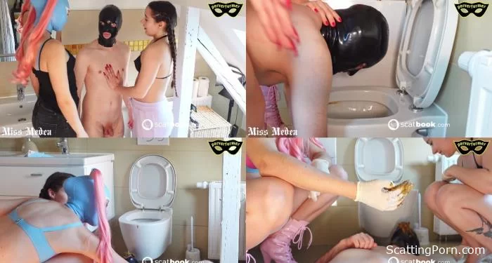 Used as a Toilet by 2 Older Girls (Scat & GS) [FullHD 1080p]  2024 (Actress: Miss Medea Mortelle)