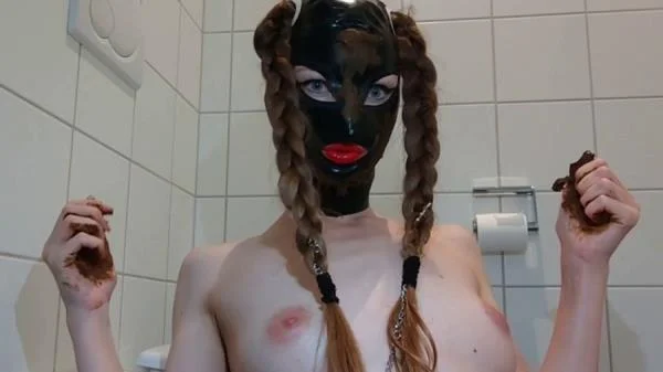 Shitting Rubber Mask [FullHD 1080p]  2024 (Actress: Kink Goddess)