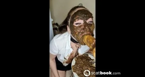 Toilet slave play with 6 loads of shit [FullHD 1080p]  2025 (Actress: Scatlina)