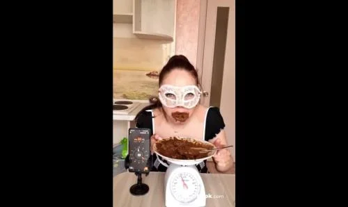 Speed shit eating with 3 loads [HD 720p]  2025 (Actress: Scatlina)