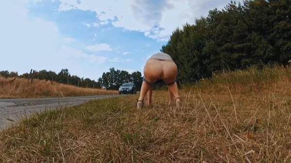 OMG Caught Outside While Pooping [HD 720p]  2026 (Germany, Dirty Anal)