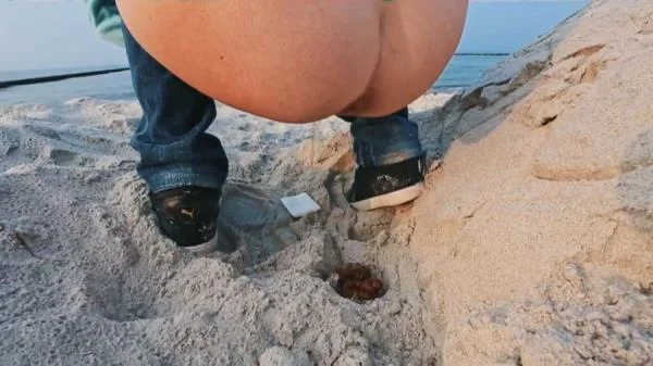 Beach Shitting [HD 720p]  2026 (Germany, Dirty Anal)