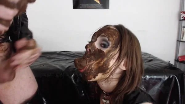 Fucked hard with a scat-stuffed mouth eat shit [FullHD 1080p]  2026 (Blowjob, Anal, Eat)