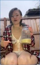 Sexandcandy18's Morning Milk Enema and Scatting clip