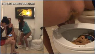 Yamileth Takes domination in Hidden Toilet Slave Part 4 with Dirty Peeing and Farting