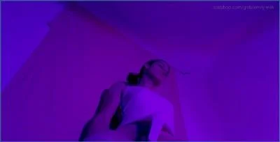 Emily Milk in Deep Smearing and Toilet Play in Body Suit Solo Scat Clip