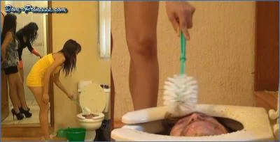 Valery’s Hardcore Scatting and Peeing in Human Toilet Bowl Locked Part 2