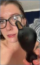 Missellie Dominates Lil Scat Sniffing Chewer with Piss Drinking and Peeing