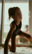 LilbuttLex Hardcore Copro video with Gaper Plug on Window