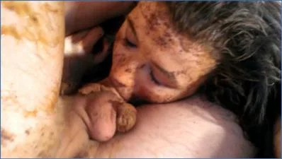 Astra Celestial in hardcore Lesbian Scat Action with Peeing and Vomit