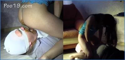 MilanaSmelly Facesitting and Scat Domination in The Smelly Work in the World