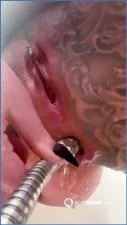 Taylor Nicole's Shower Teaser with Dirty Kaviar and Ass to Mouth