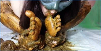 Anna Coprofield's Solo Scat Clip- Feet and Shit clip