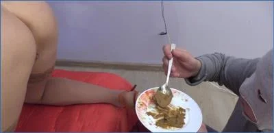 Milana Smelly Devours Delicious Dessert from Her Favorite Ass