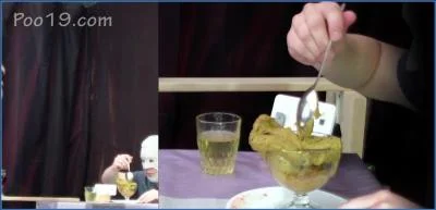 Milana Smelly Scatting with Piss Drinking and Smearing