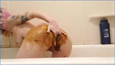 xxecstacy Deep Smearing and Toilet Scatting porn