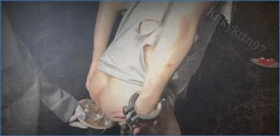 KnkyKttn97 Delivers dirty Scat Action in Caged and Hungry Full of Kaviar