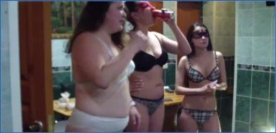 Scat Porn MilanaSmelly Toilet Slave Serves 4 Ladies in Sauna with Puke and Verbal Humiliation