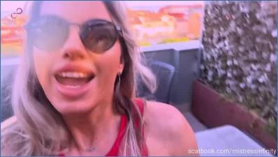 Miss Infinity Delivers Extreme Kaviar Poop in Femdom Lesson