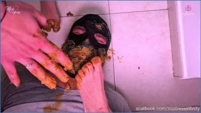 Kaviar scat porn with Miss Infinity in BREAKFAST FOR OUR SLAVE BEFORE THE BEACH- DAY 1