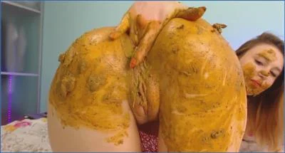 DirtyLena Takes It to the Limit with Extreme Poop Smearing and Sex Toys