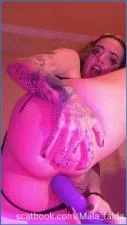 Malafalda's Extreme Anal Pooping Scat in Babas Scat with Kaviar