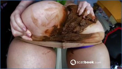 Sweet Betty Parlour's Anal Scat and Fisting Kaviar blowout in Pantyhose from Scatbook Russia