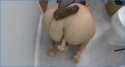 HotScatWife Sets World Record Turd in Extreme Piss Pooping Fetish video